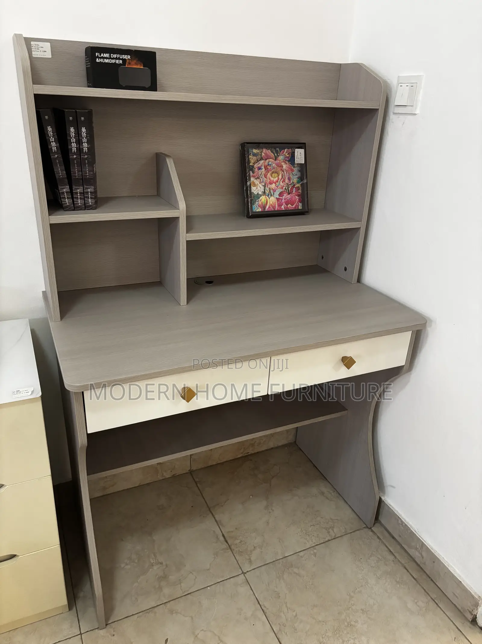 Imported Study Desk With Bookshelf