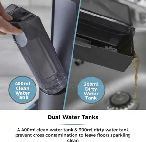 Tower Aquajet Pro Cordless Hardfloor Cleaner With One Touch Controls