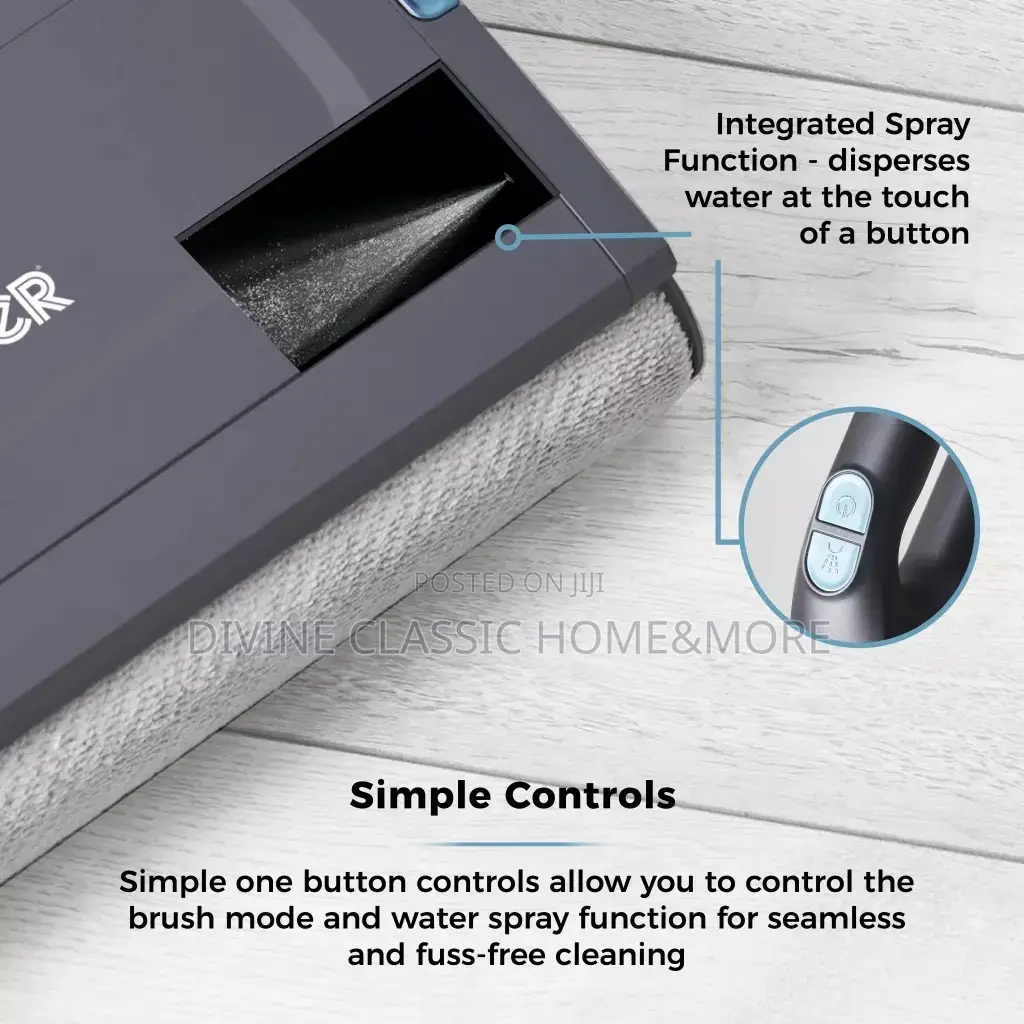 Tower Aquajet Pro Cordless Hardfloor Cleaner With One Touch Controls