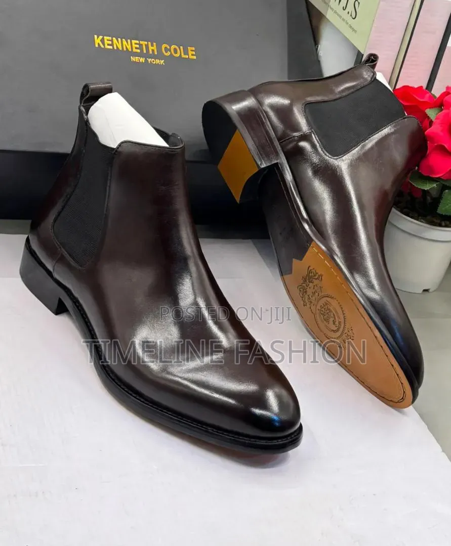 Coffee Brown Kenneth Cole Easy Wear Ankle Boots