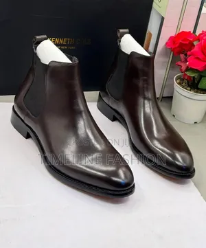 Coffee Brown Kenneth Cole Easy Wear Ankle Boots