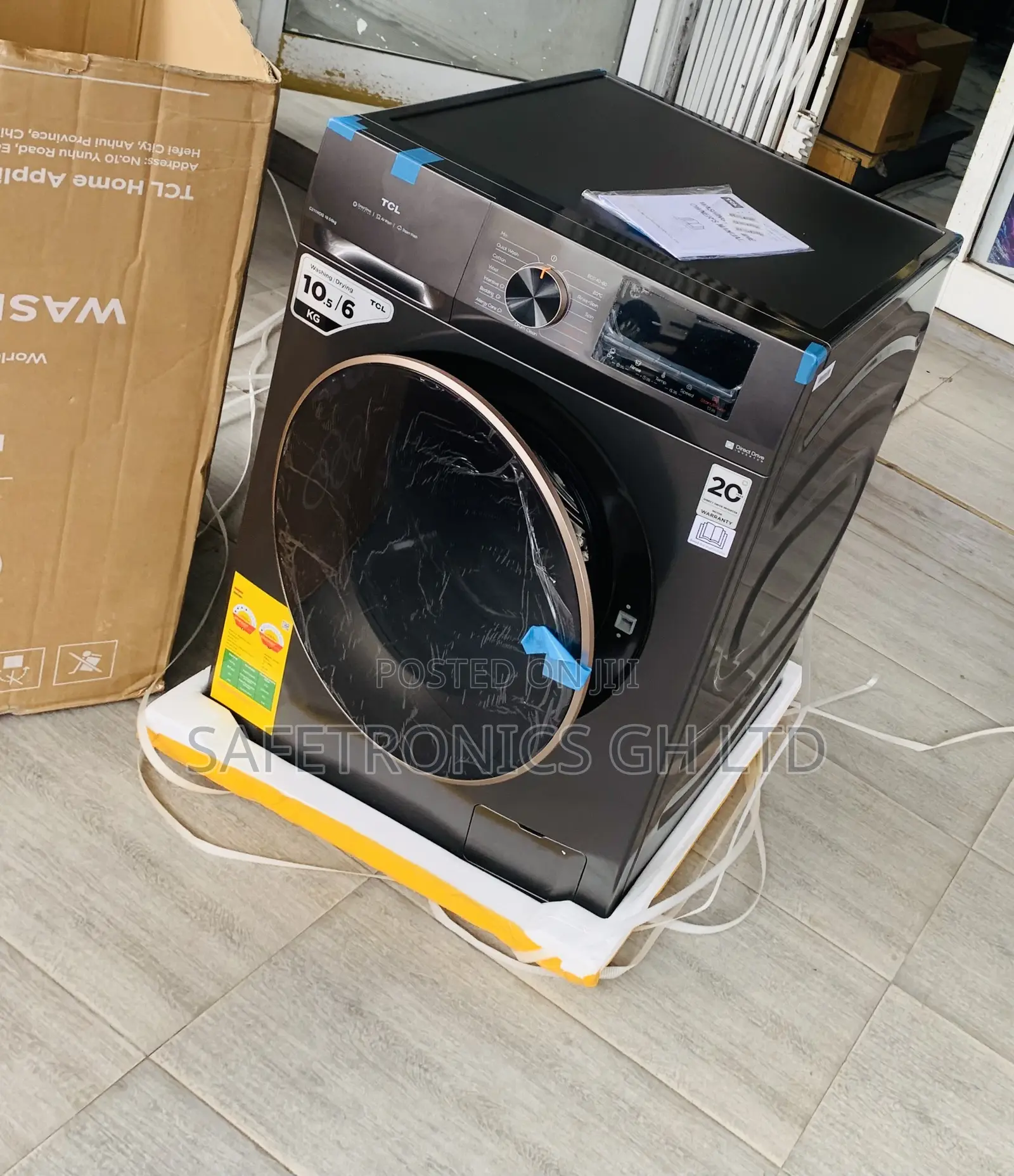 Exclusive FrontLoad 10.5Kg TCL Full Auto (Aqua-Fresh) WashingMachine