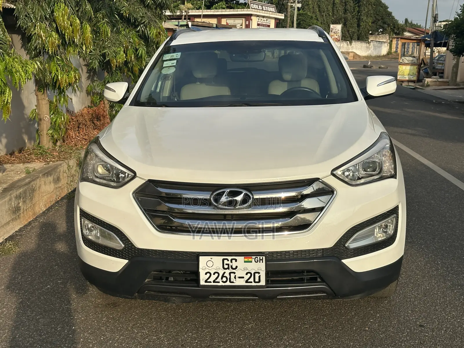 Hyundai Santa Fe 2015 White