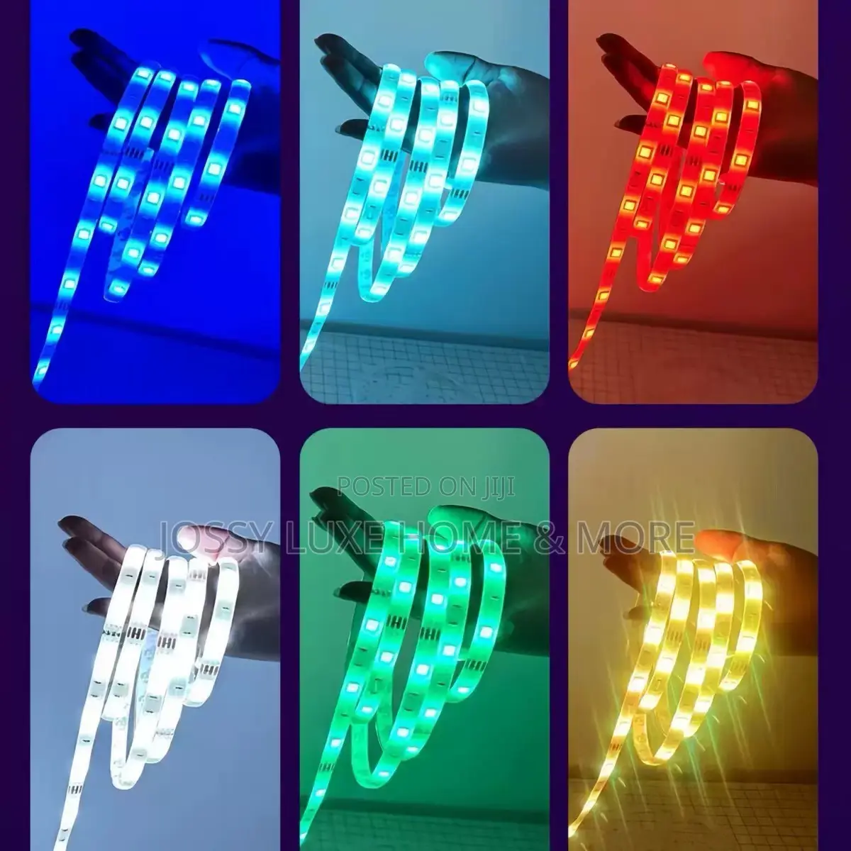 5m RGB Led Strip Light Kit - Full Color Control With Remote