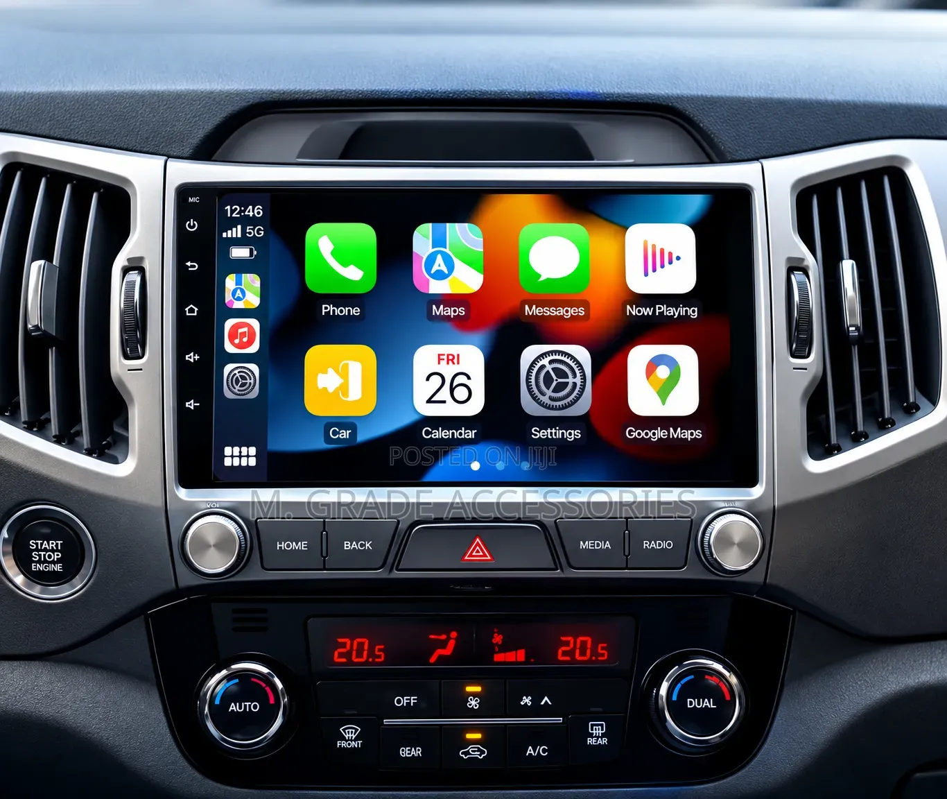 Kia Sportage OEM Android Player - QLED, Apple CarPlay & 4K Videos