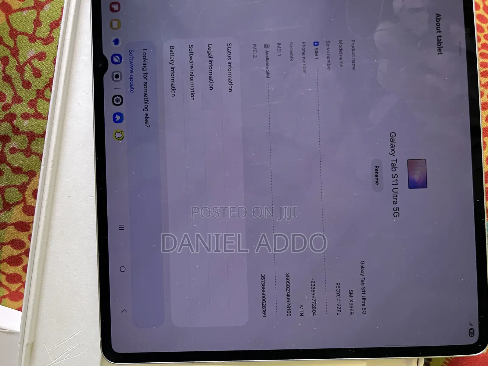 Samsung Galaxy Tab S11 Ultra 5G 256 GB Silver