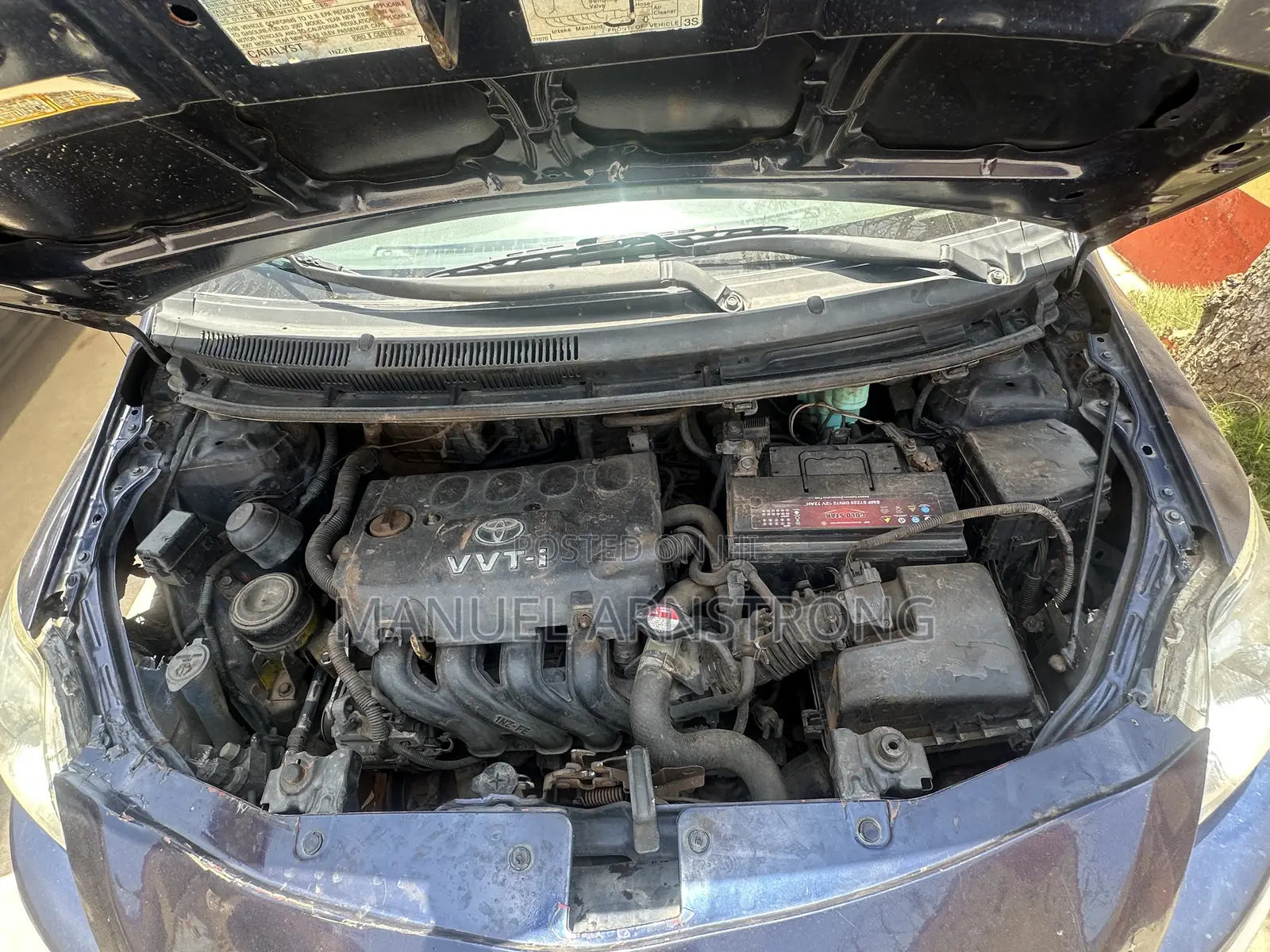 Toyota Yaris Sedan Automatic 2007 Blue