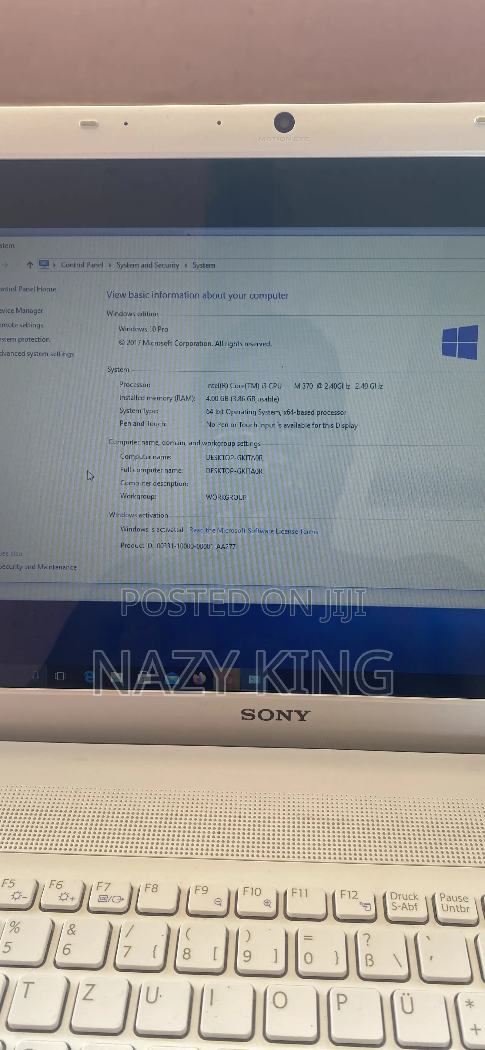 Laptop Sony VAIO PCG-7D1M 4GB Intel Core i3 HDD+SSD 500GB