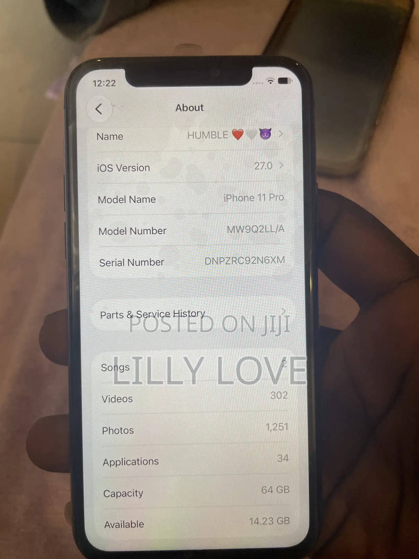 Apple iPhone 11 Pro 64 GB Black