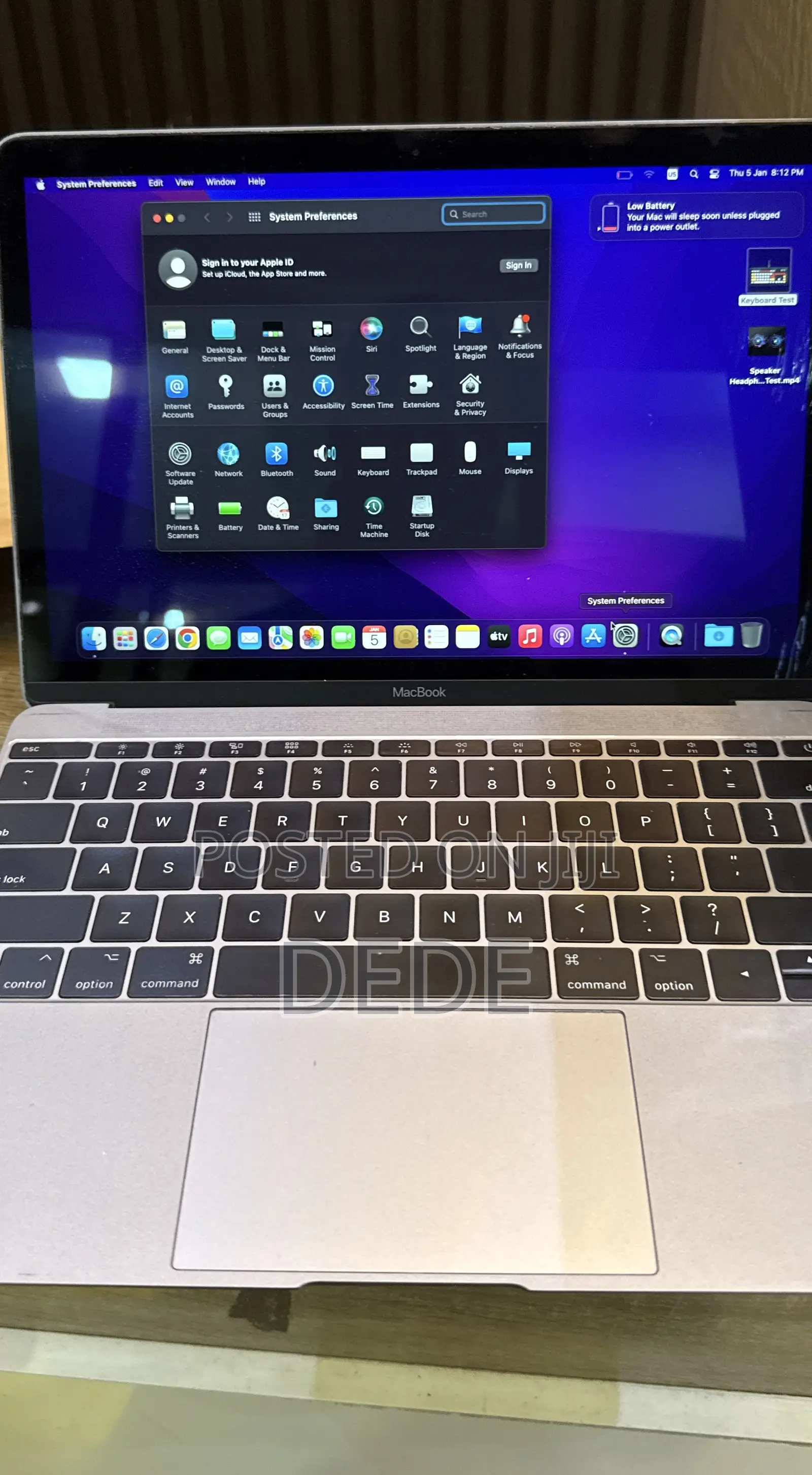 New Laptop Apple MacBook Air 8GB Intel Core M3 SSD 256GB