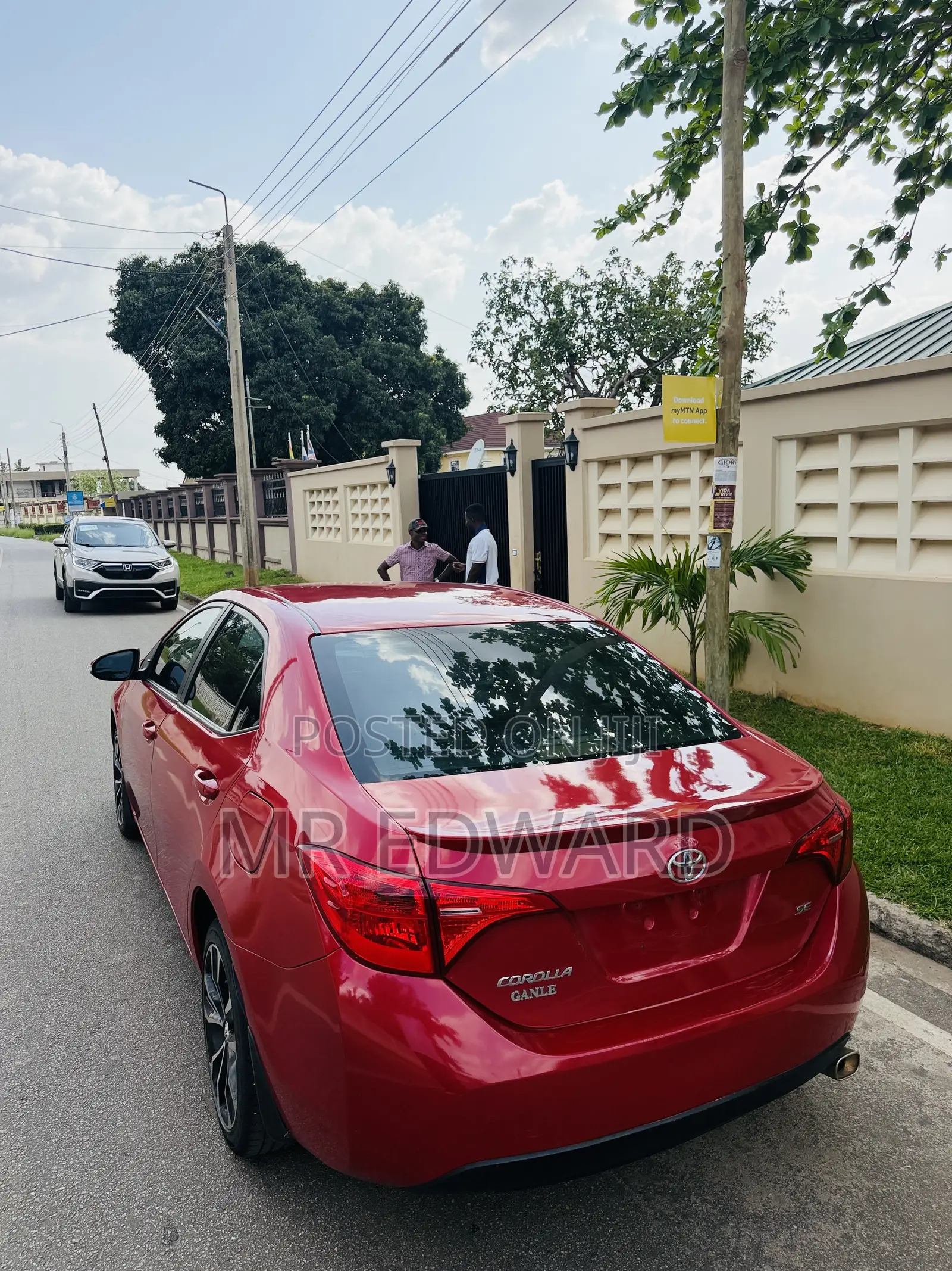 Toyota Corolla SE (1.8L 4cyl 2A) 2018 Red