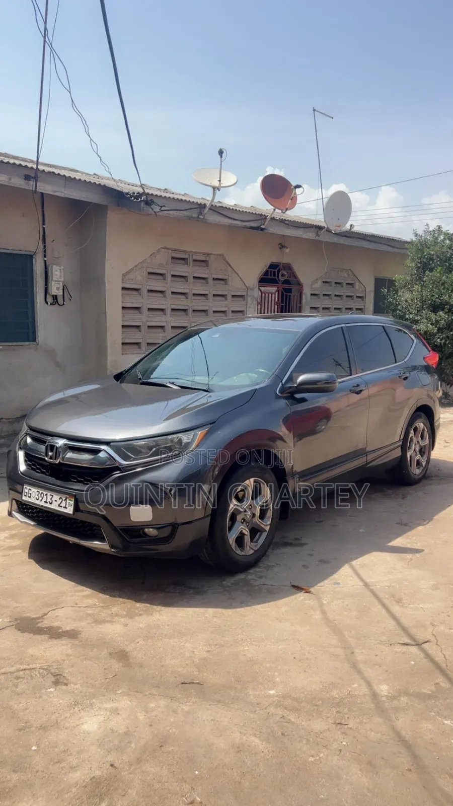 Honda CR-V EX-L 4dr SUV AWD (1.5L 4cyl CVT) 2017 Gray