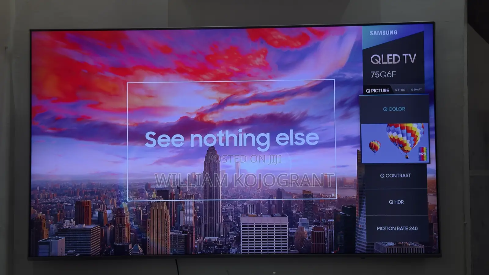 SAMSUNG QLED 75 Inches Super Slim