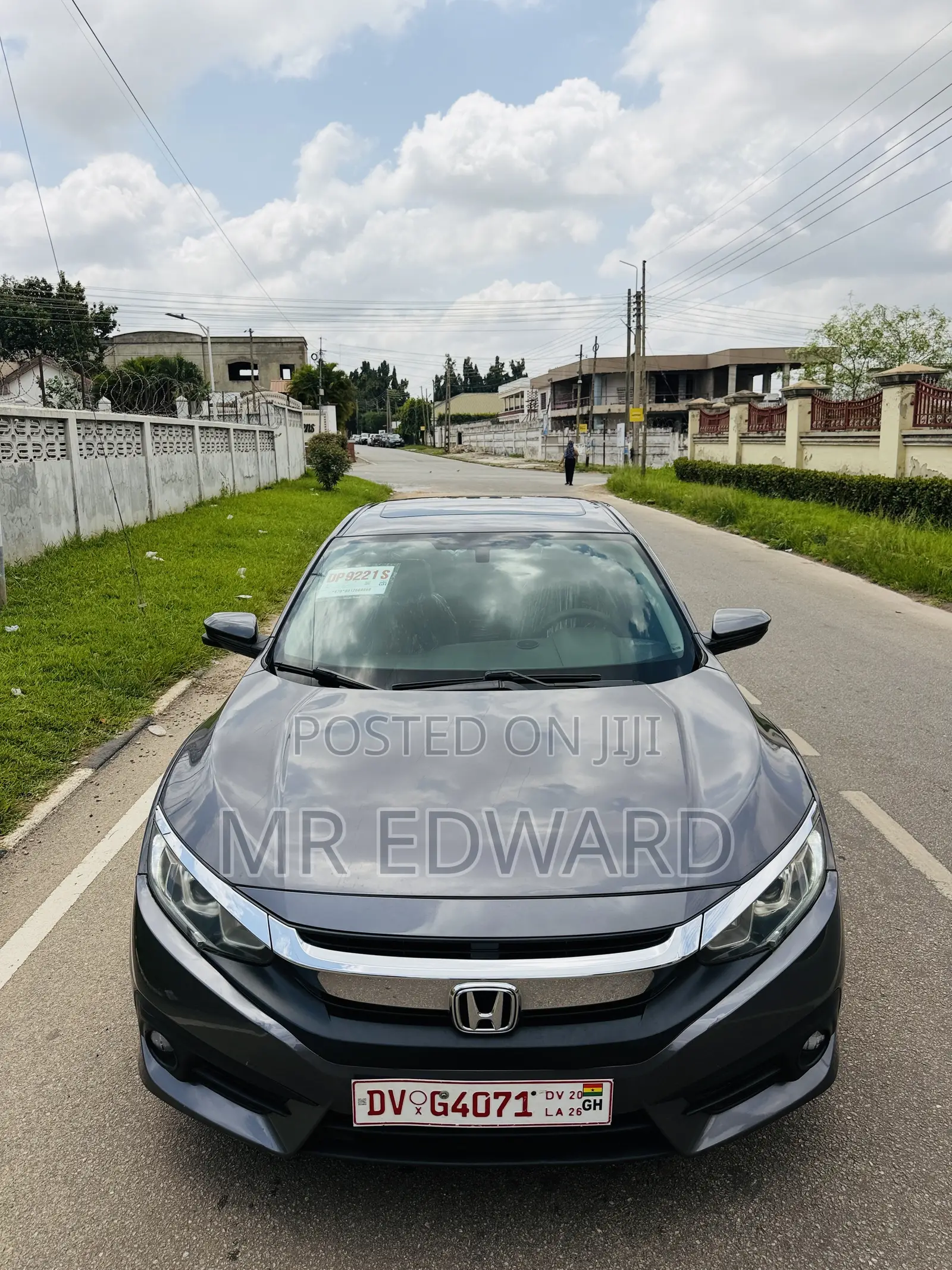 Honda Civic EX 4dr Sedan (2.0L 4cyl) 2017 Gray