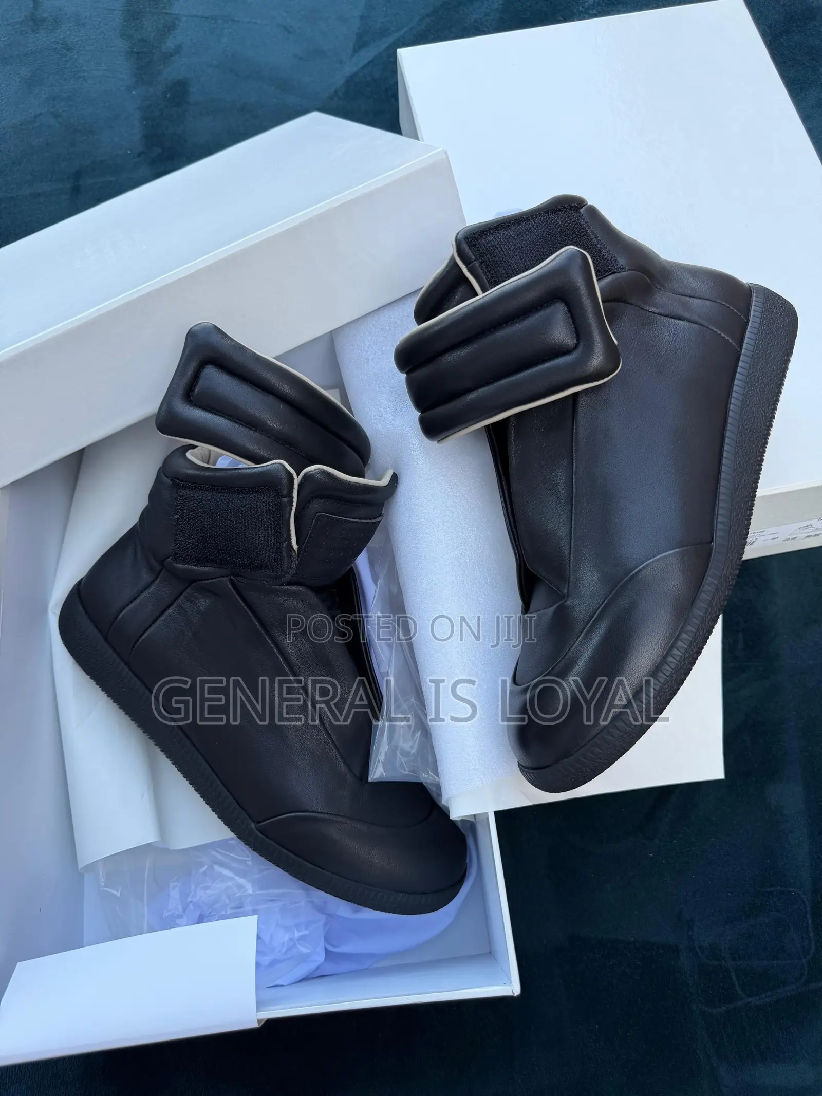 Original Black Maison Margiela Future High-Top Sneakers