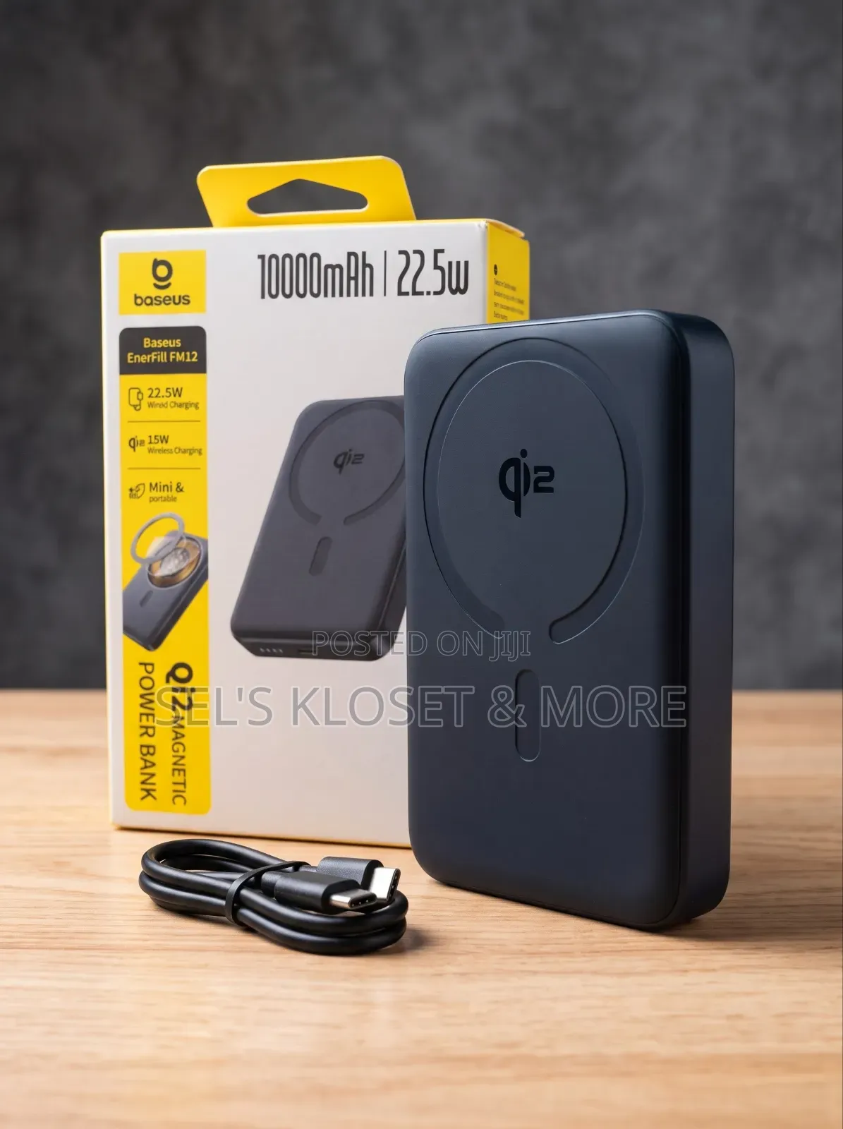 Baseus EnerFill FM12 Qi2 Magnetic Power Bank