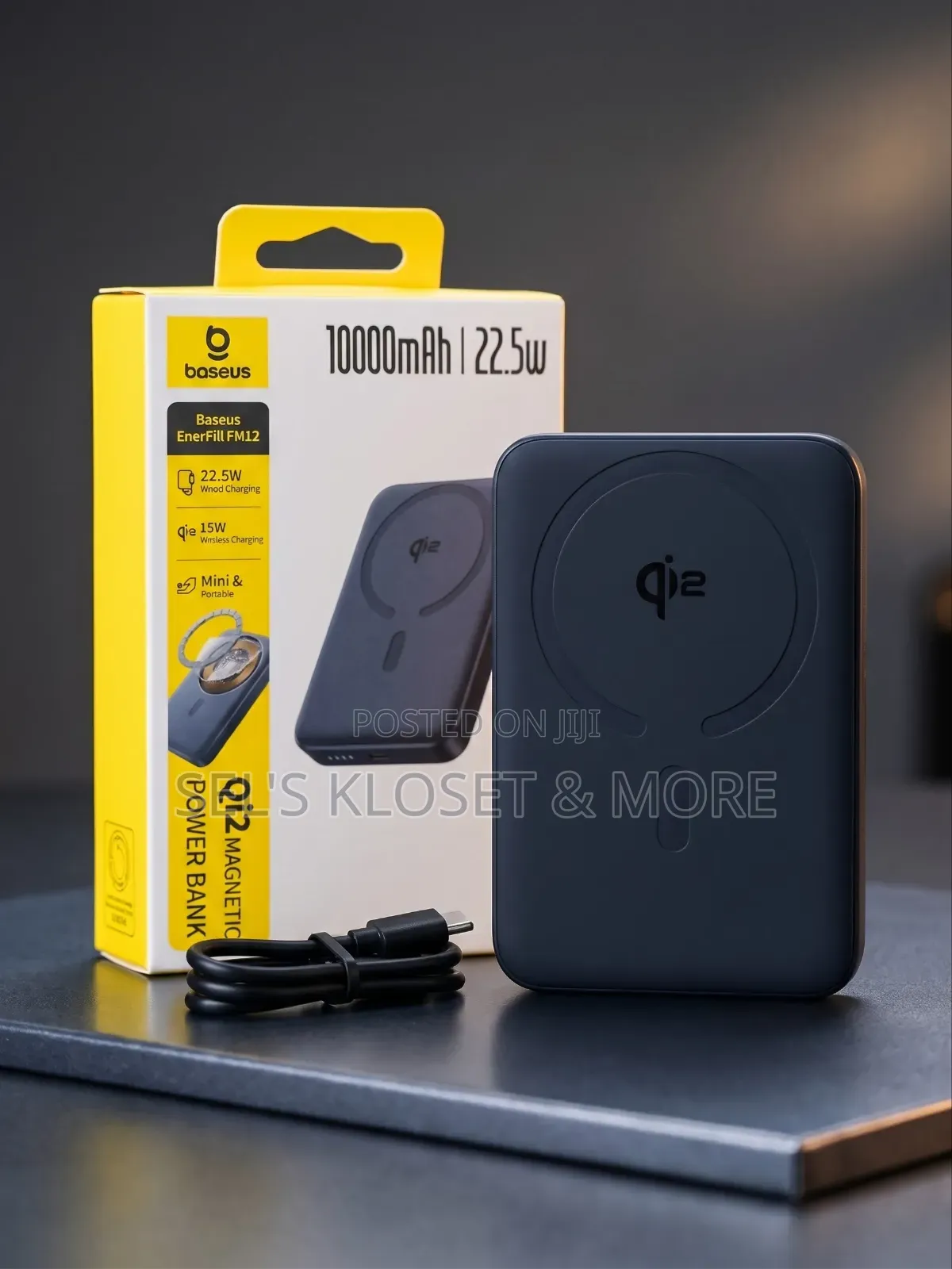 Baseus EnerFill FM12 Qi2 Magnetic Power Bank