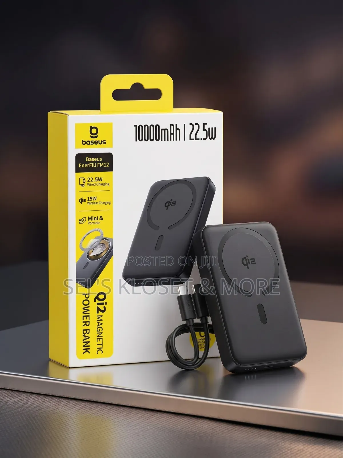 Baseus EnerFill FM12 Qi2 Magnetic Power Bank