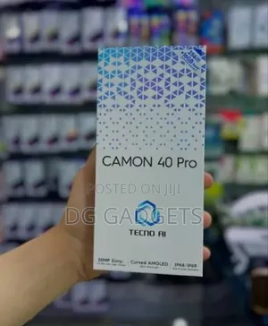 New Tecno Camon 40 Pro 4G 256 GB Black