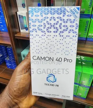New Tecno Camon 40 Pro 4G 256 GB Black