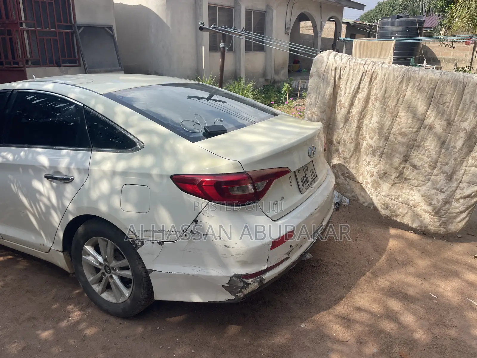 Hyundai Sonata ECO Sedan FWD (1.6L 4cyl 7A) 2016 White