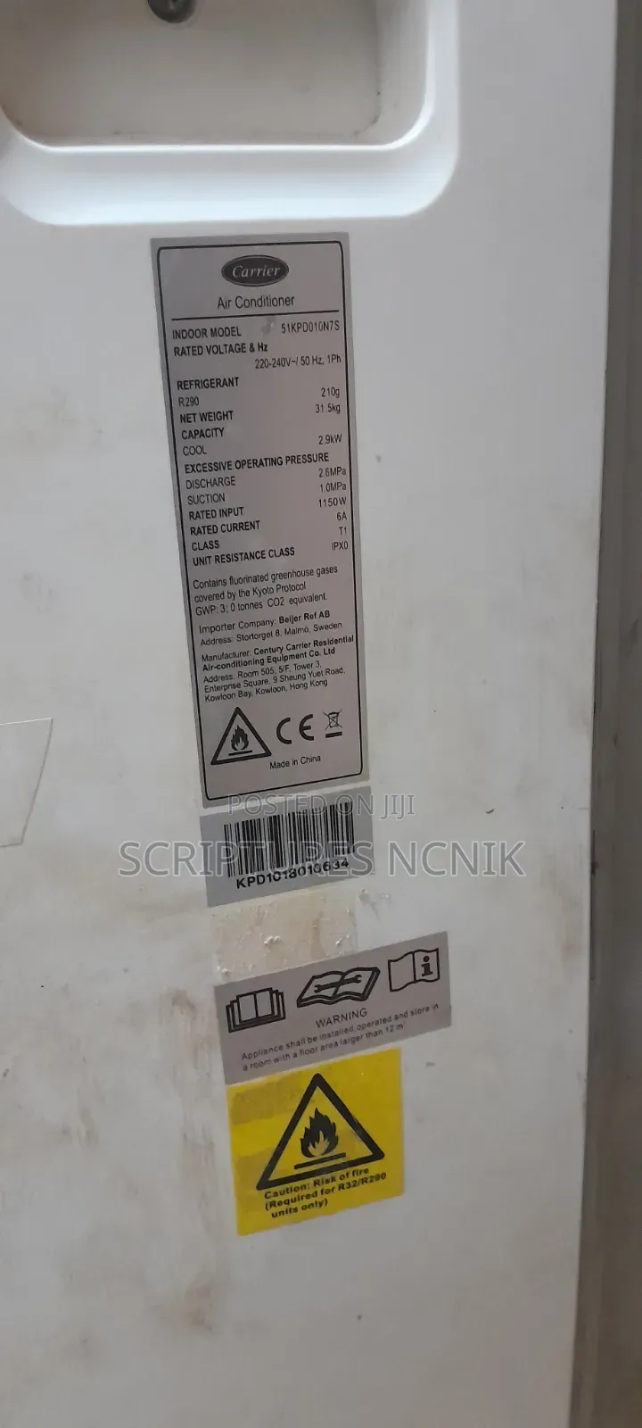 Carrier Portable Air Conditioner