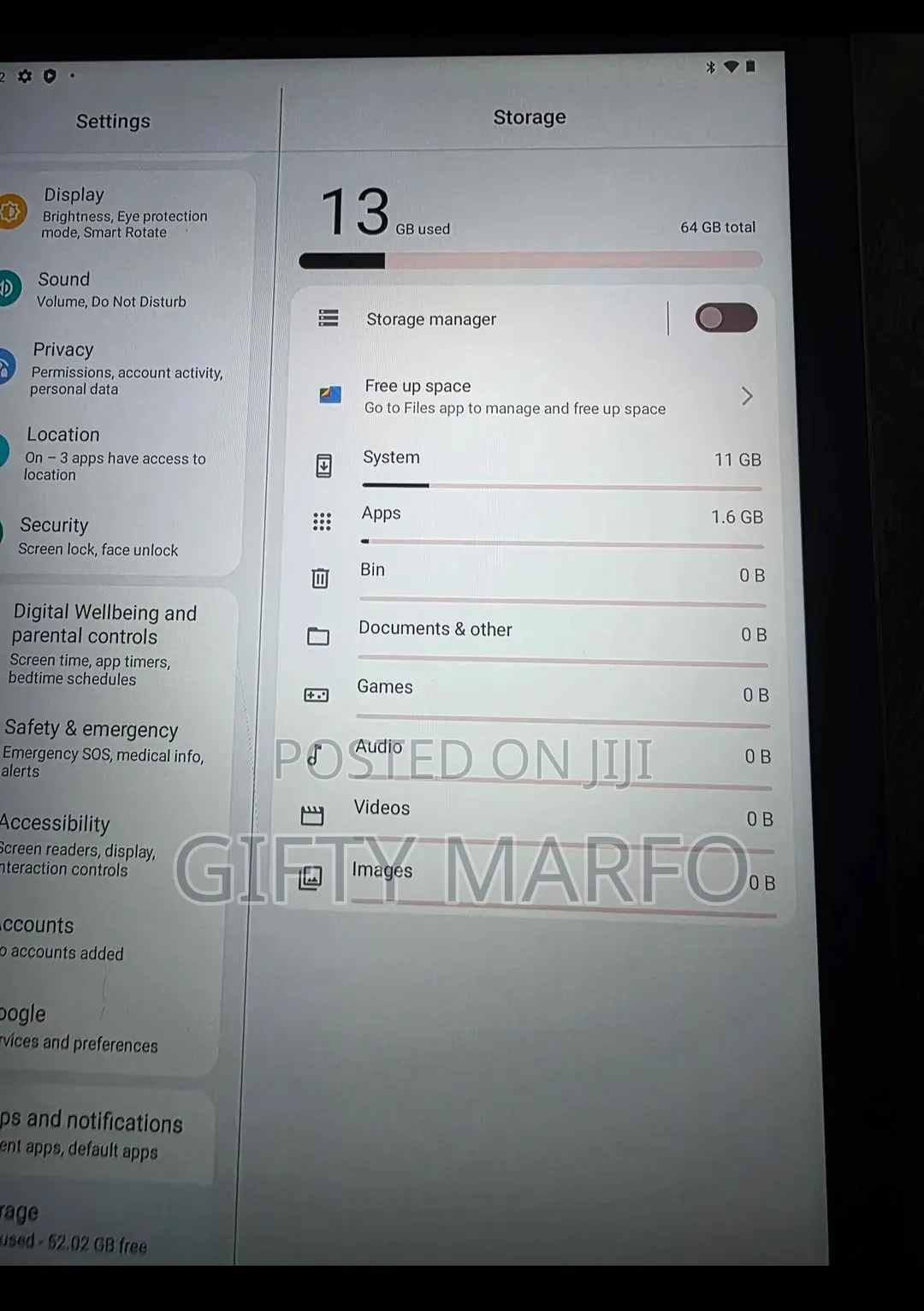 Lenovo Tab M10 64 GB Black
