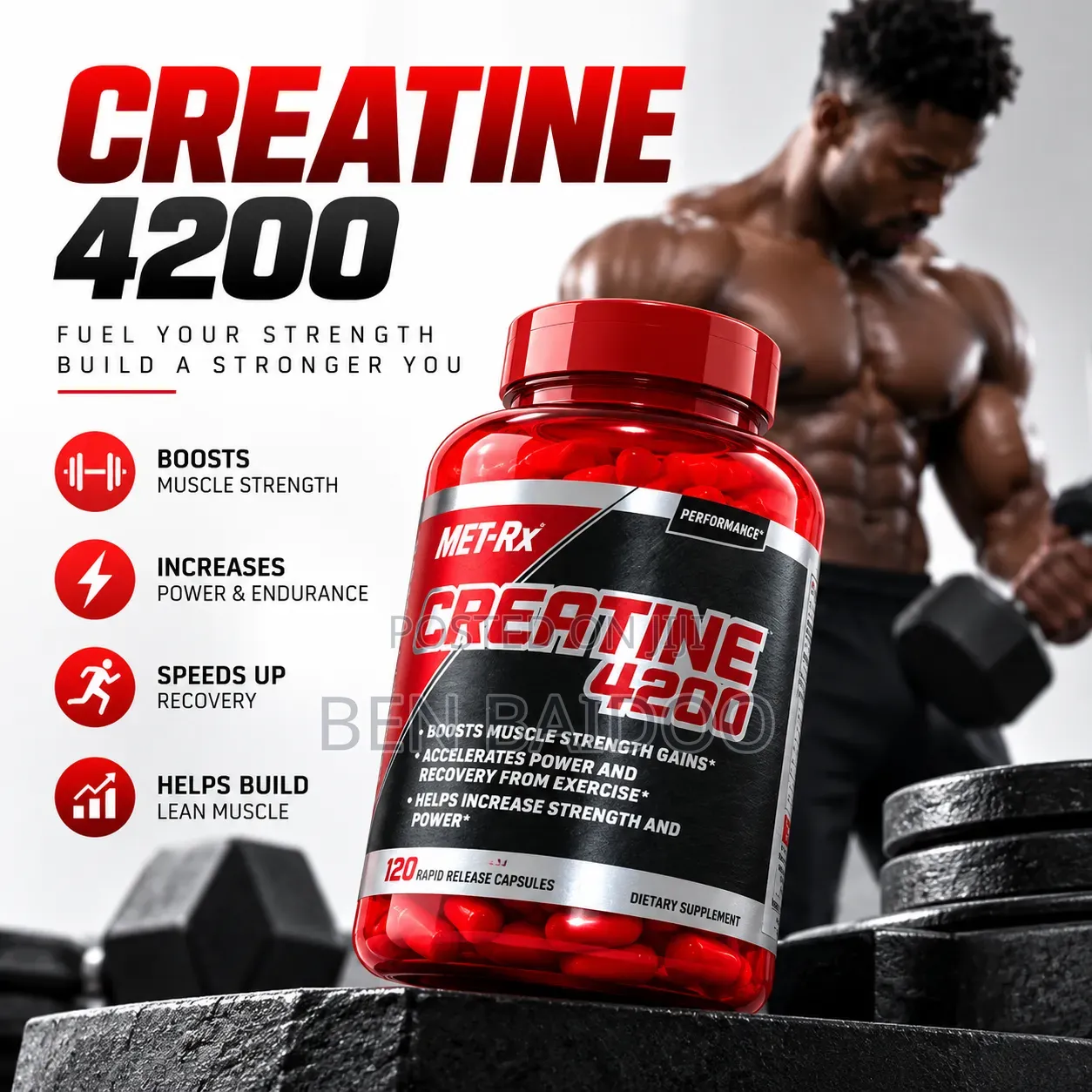 Creatine Capsules (Better Your Performance)