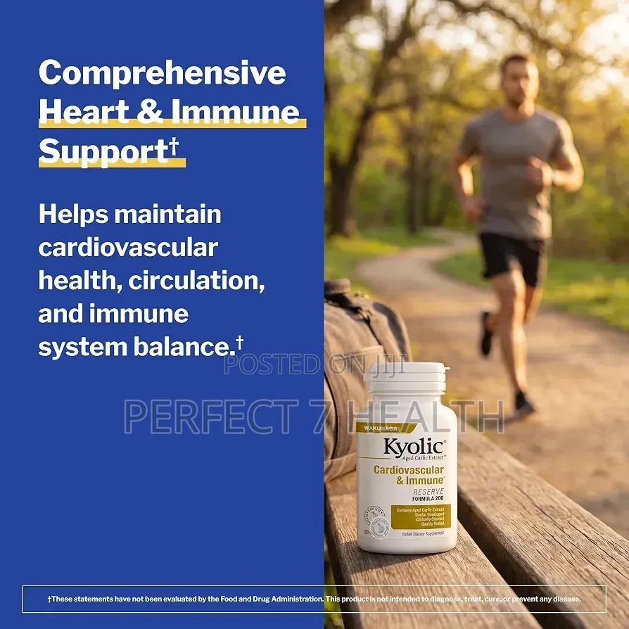 Kyolic Aged Garlic Extract, Blood Pressure Health, 120 Capsules