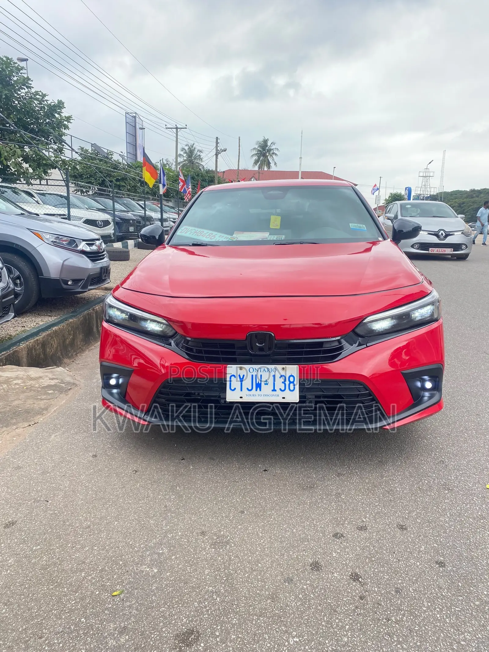 Honda Civic Sport CVT 2023 Red