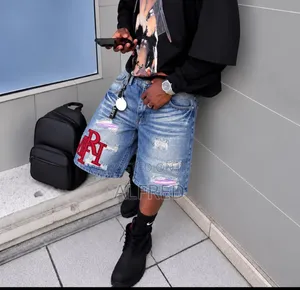 Premium Graphic Denim Shorts – Y2K Streetwear Baggy Jean Shorts