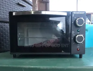 SilverCrest 9L Mini Oven 800W Black 60 Min Timer Variable Temp220-240v