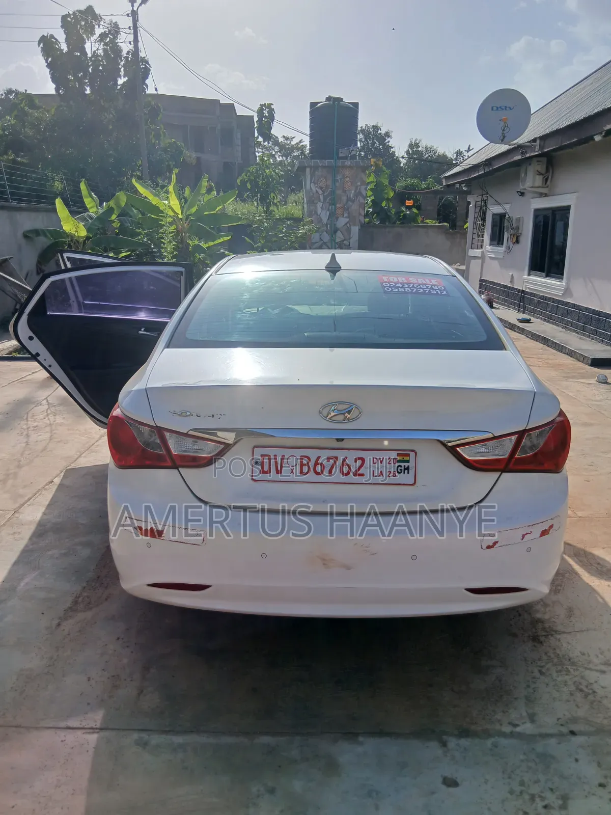Hyundai Sonata SE 2.0T Sedan FWD (2.0L 4cyl 6A) 2012 White