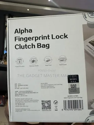 Wiwu Alpha Fingerprint Lock Clutch Bag