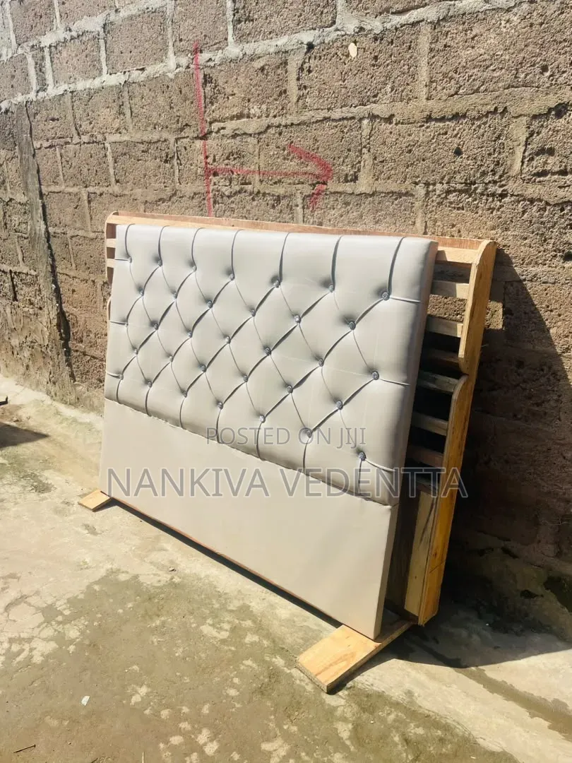 Ash Leather Bedframe