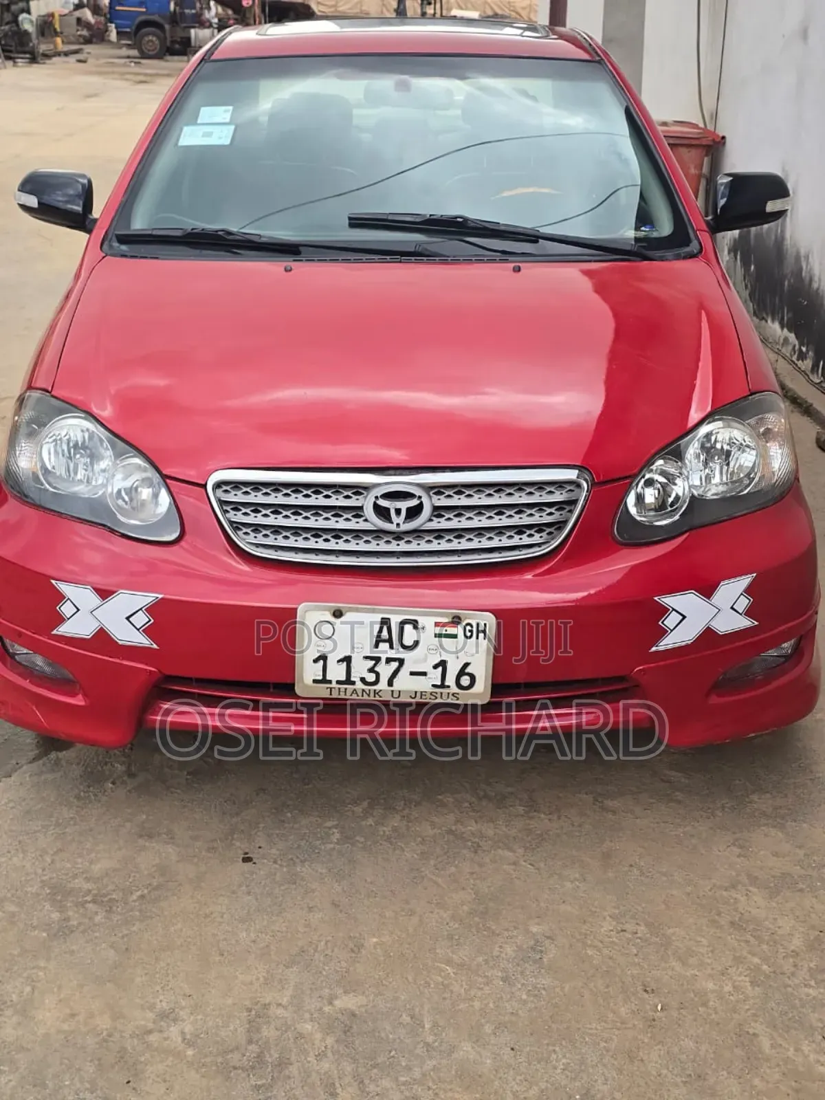 Toyota Corolla S 2007 Red