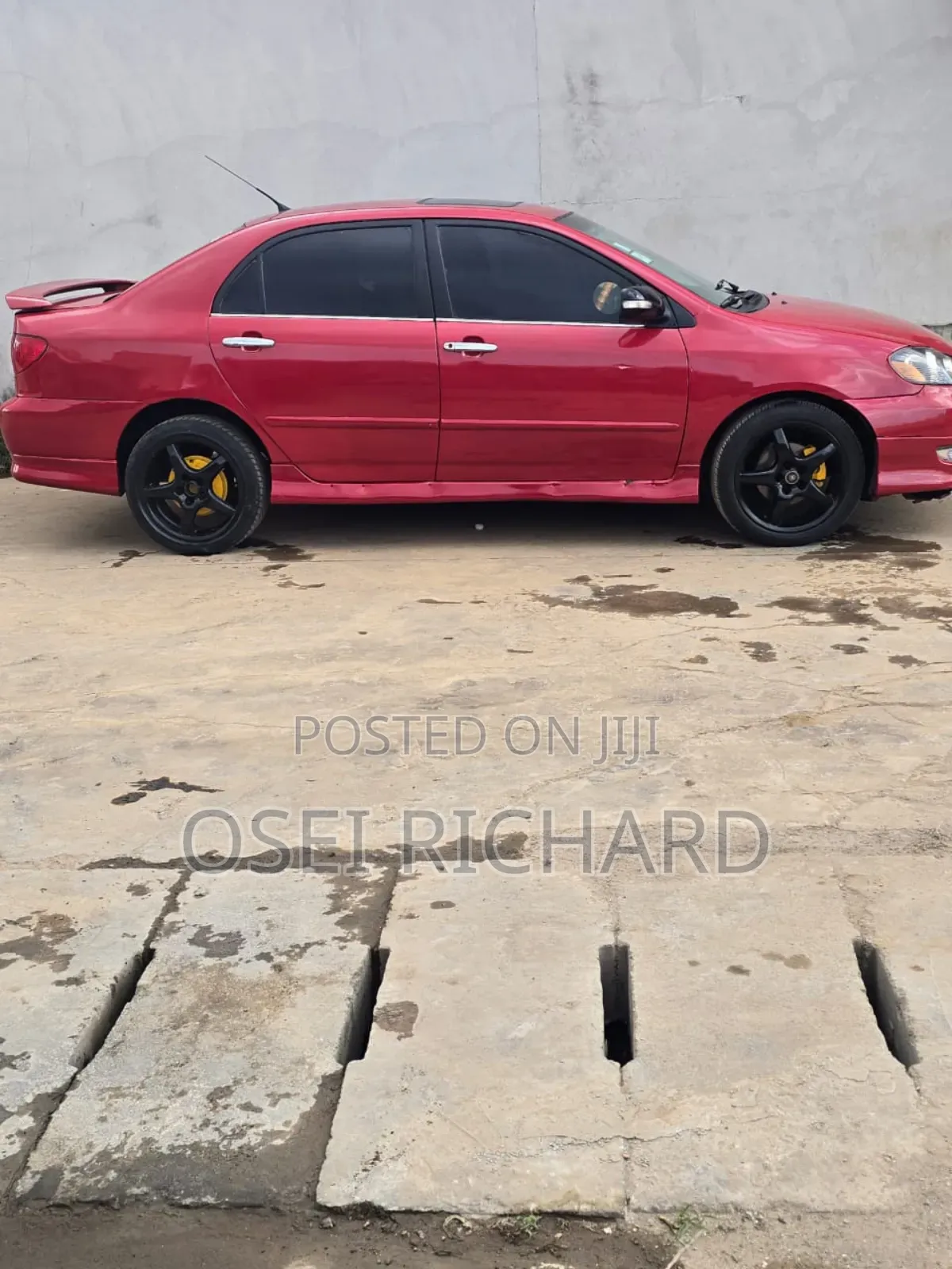 Toyota Corolla S 2007 Red