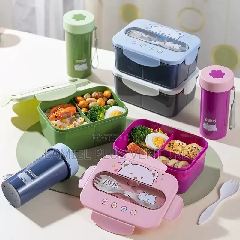 Kids Lunch Bowl With Water Bottle