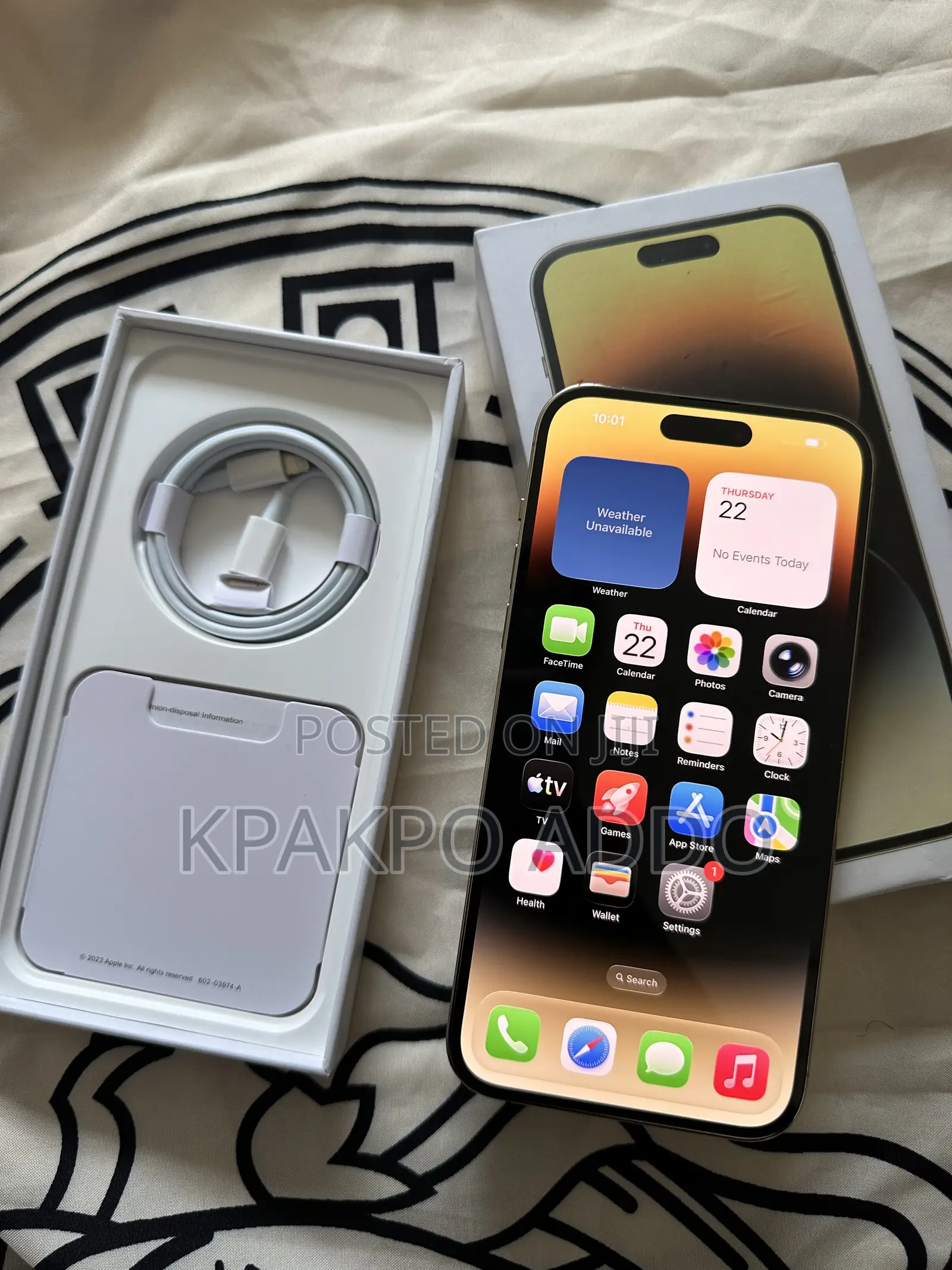 Apple iPhone 14 Pro Max 256 GB Gold