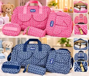 Chicco Multi-Piece Baby Diaper Bag Set