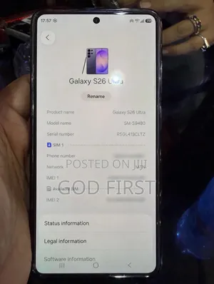 Samsung Galaxy S26 Ultra 5G 512 GB Blue