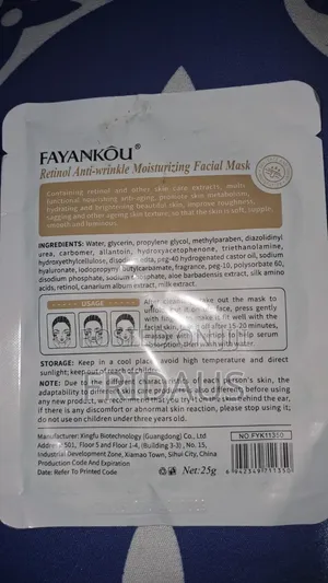 Face Sheet Mask