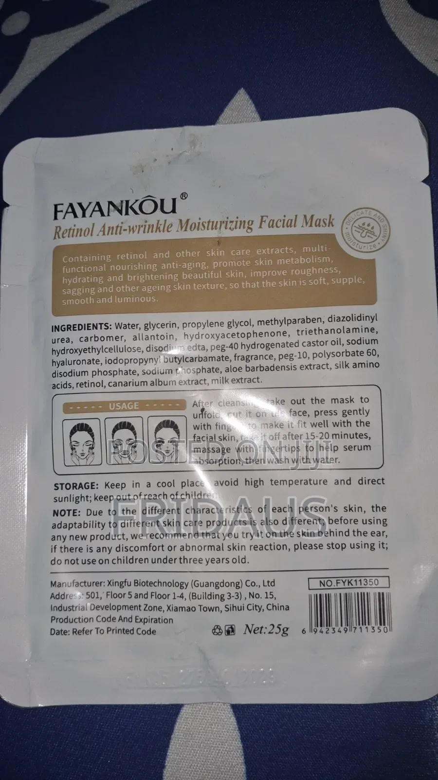 Face Sheet Mask