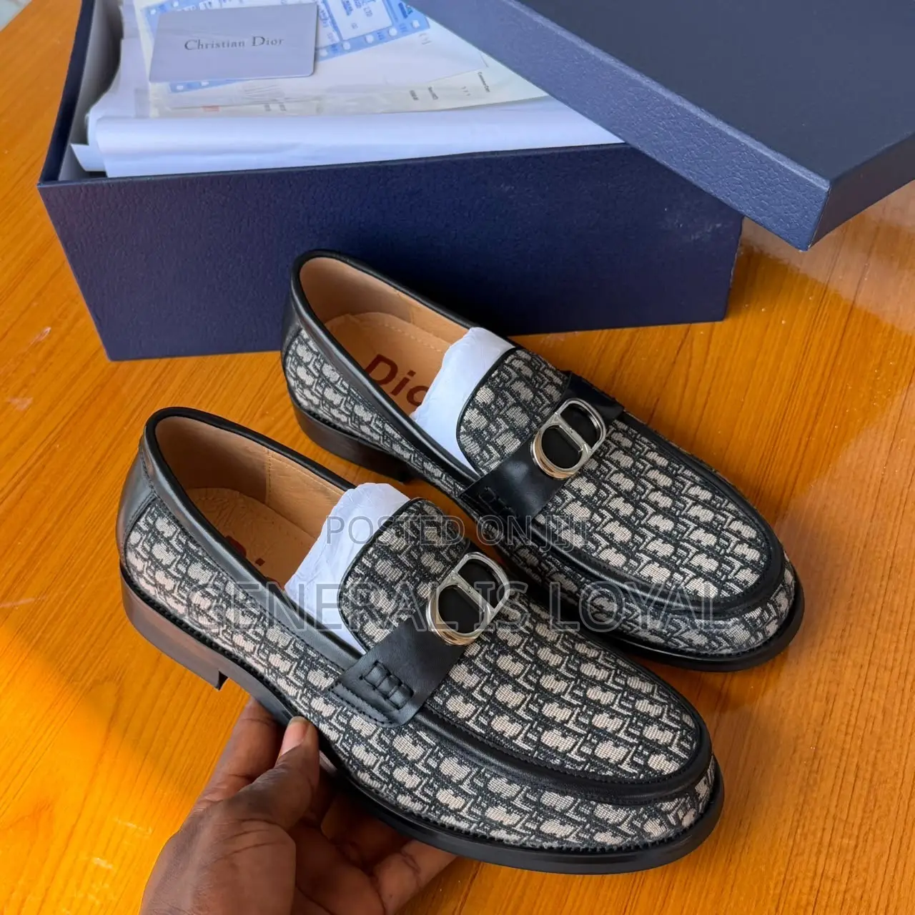 Christian Dior Oblique Jacquard Loafers