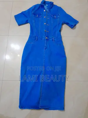 Body Cone Jeans Gown