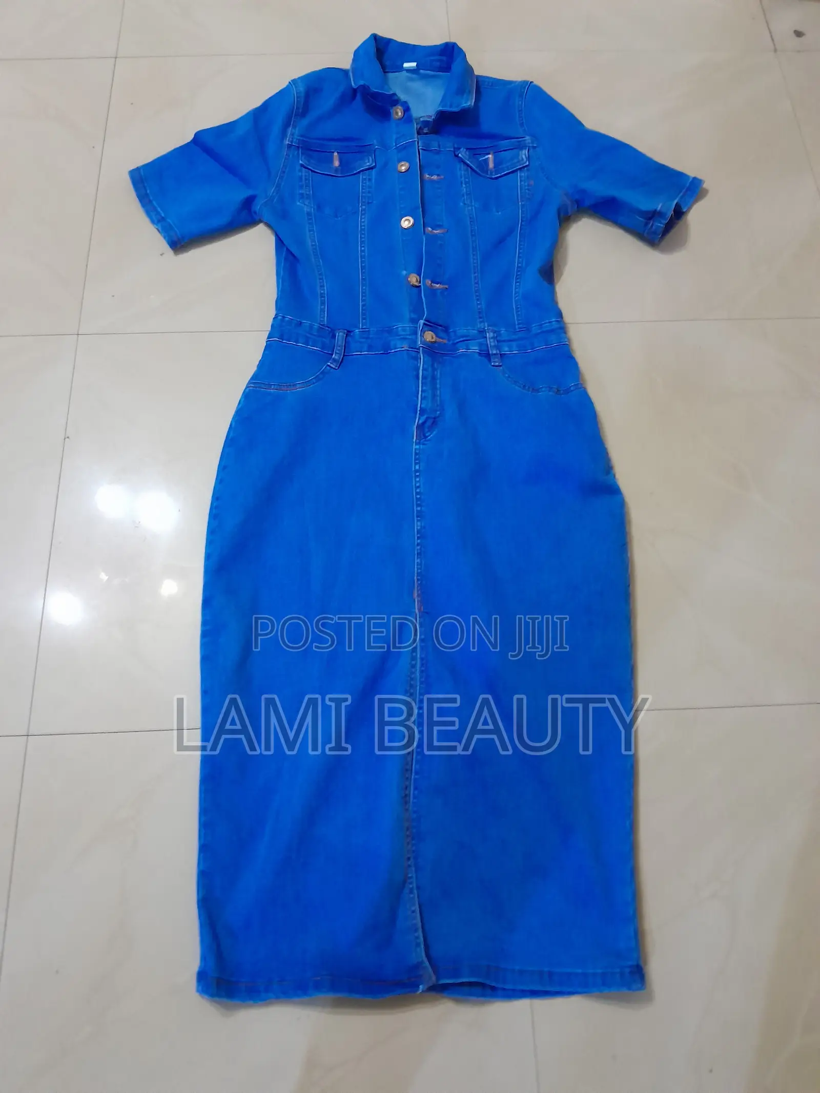 Body Cone Jeans Gown