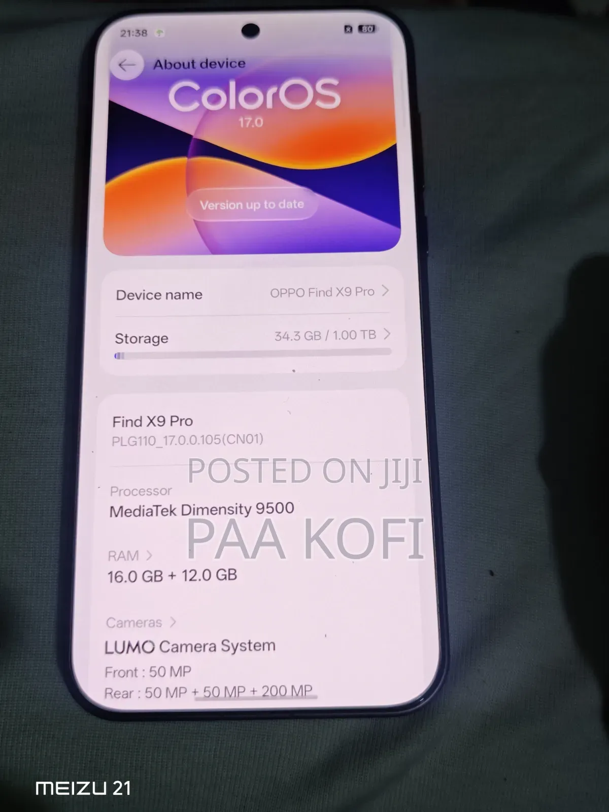 Oppo Find X9 Pro 1 TB