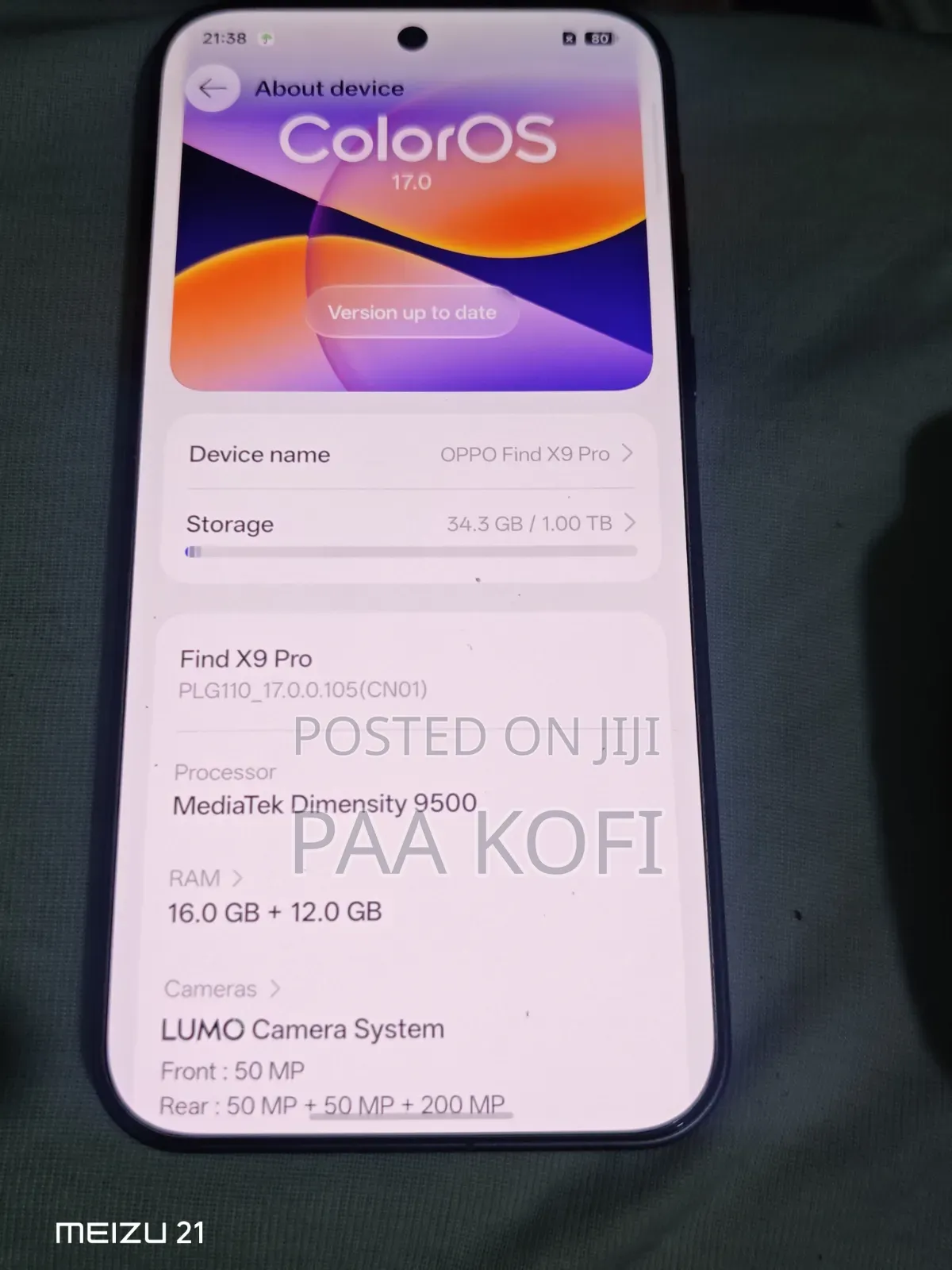 Oppo Find X9 Pro 1 TB