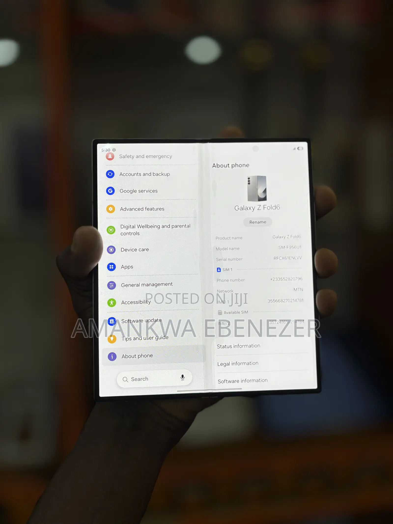 New Samsung Galaxy Z Fold6 512 GB Silver