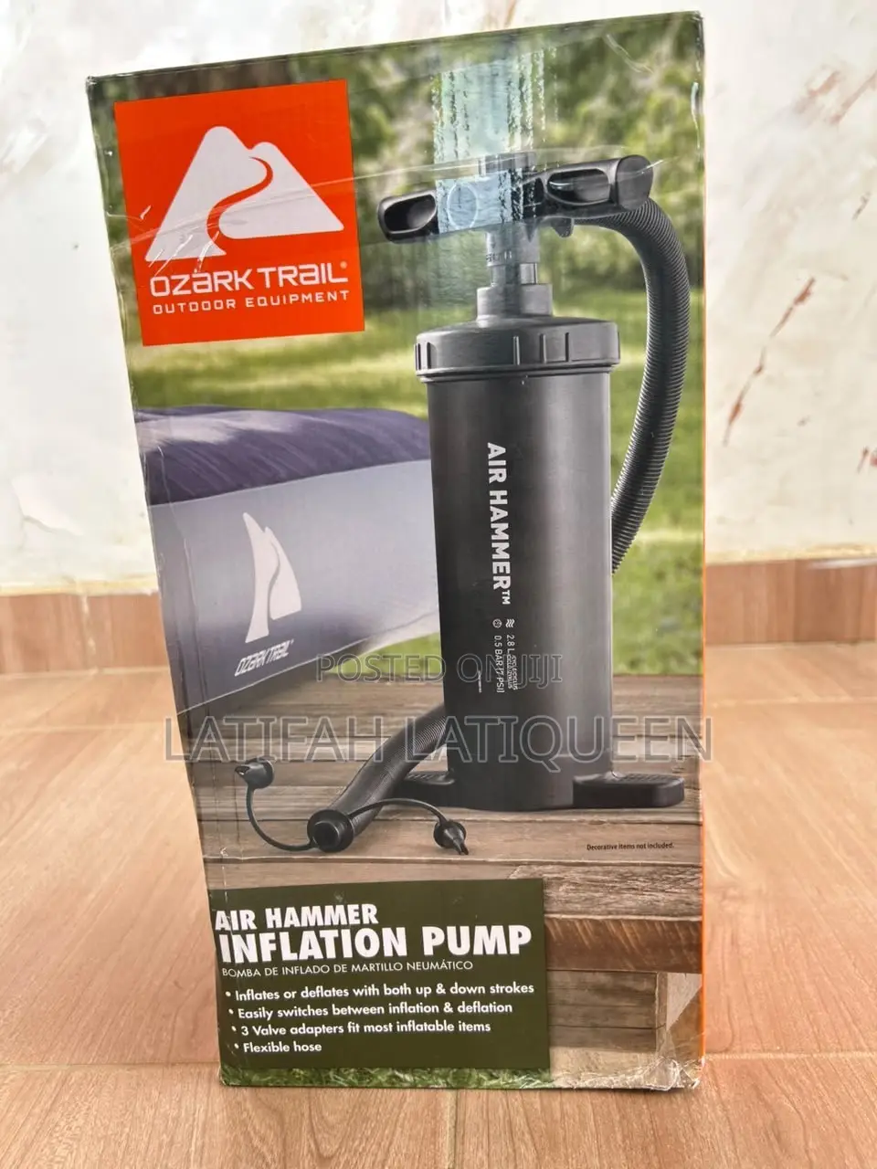 Ozark Trail Air Hammer Inflation Pump – Heavy-Duty Hand Air Pump